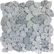Bati Orient Deco Print Marble Matte Grey Pebbles