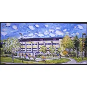Allen Field House – 12in  x 23in  – unframed