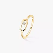0.01ctw Yellow Gold Diamond Fashion Ring