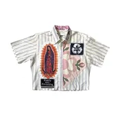 SL "Poeta" Old Globe Cropped Shirt - Dress Shirt Size 16 1/2 - 37 (Large) — Sew Loka