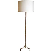 Gilt Floor Lamp by Bagues, France