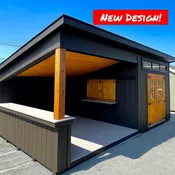 12×24 Lean-To Pool House