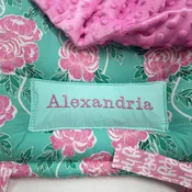 Janiebee Luxury Quilted Nap MatsALL MATSHappy Peonies