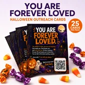 You Are Forever Loved Halloween Card - pack of 25 #20269
