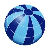 Beach Ball Blue 11"
