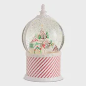 10.25" Animated Gingerbread Lighted Water Globe