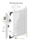 Custom Made Heavy Duty Sliding Door Screen