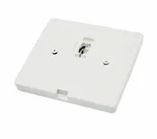 0.5″ Height Monopoint – White – 5.4″ x 5.4″