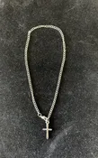 10" Anklet w/ Cross