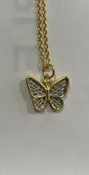 Butterfly two tone pendant