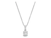 18kw Fresia Diamond Pendant 0.50ctw