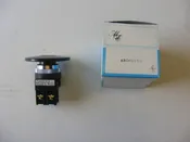 A30PR10B, Large Mushroom Black Pushbutton