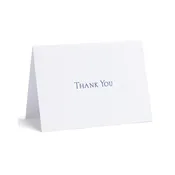 Classic Blue Thank You Cards