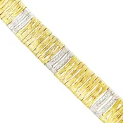 18K Roberto Coin Elephant Skin Diamond Bracelet | Antique & Estate Jewelry | Designs in Gold