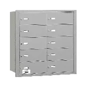 10 Door Rear Loading 3610 Salsbury 4B+ Horizontal Mailboxes