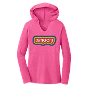 108 Stitches Ladies Junction L/S Hooded Tee