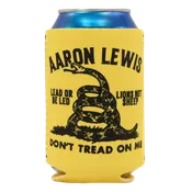 Aaron Lewis "Don't Tread On Me" Koozie (Yellow)