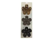 3 Pc Flower Hair Claws