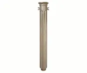 48″ Downspout Boot for 4″ Downspout, Aluminum