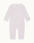 Adore Stripe Romper - Pink