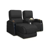 Apex Chaise CoolZeroᵀᴹ Italian Leather Home Theater Seating