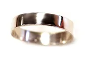 3mm White Gold Toe Ring