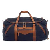 Campaign Leather & Waxed Canvas Large Duffle Bag