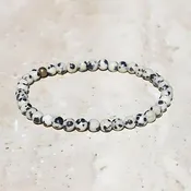 "Balance" Dalmatian Jasper Delicate Bracelet