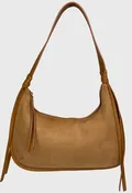 Ahdorned - Sara Vegan Shoulder Bag with Tassels Camel