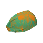 Cooling Headband: Lotus Orange Green