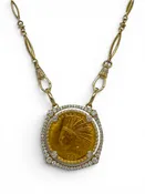 Aspery & Guldag Coin Necklace