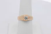 0.15ctw Diamond 14k Yellow Gold Ring 4.9 Grams Size 7 Eb0526rxzsa