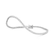 1.50ct Vintage Diamond “Cupcake” Stackable Tennis Bracelet - White Gold