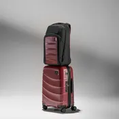 Adventurer Red Travel Set - Expandable Carry-On Luggage with Venture Full Backpack