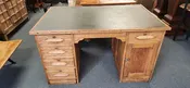 Antique Desk American Quarter Sawn Oak, as is