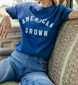 American Boyfriend Tee-True Navy