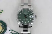 Rolex Datejust 31 278240 Mint Green Dial Oyster Band Box &amp; Papers Year 2025