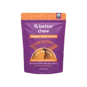 A Better Treat Dehydrated Organic Sweet Potato Chews for Dogs