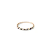 14k Blue Sapphire Stacker