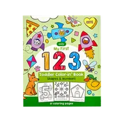 123: Shapes & Numbers Toddler Color-In' Book