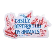 Easily Distracted By Animals Sticker
