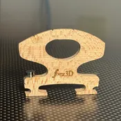 Extra Forte3D Fully Adjustable Violin Bridge 4/4 Size