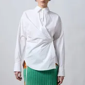 ROBERTO COLLINA WRAP BLOUSE