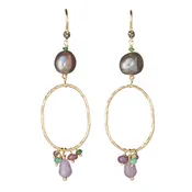 5 Octobre Amma Violet Earrings