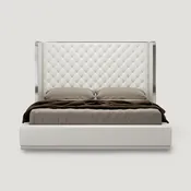 Abbraccio Black or White Contemporary Bed