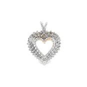 10KW Diamond Heart Pendant