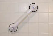 Grab Bar for 4-Inch Tile | No-Drill Suction – Bridge Medical