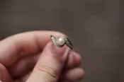 Robert Lance Jewelers & MERITZ-Pearl and CZ Silver Ring