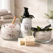 Bathhouse Ritual Spa Set | Calming Bath Soak, Lotion & Steamer Gift — MAYHEM MADE SIMPLE