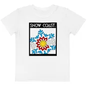 Kids Light Blue Snow Coast crew neck t-shirt
